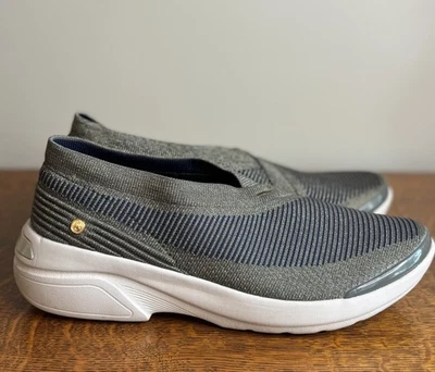 Bzees Women's Outburst Slip-On Knit Loafers Shoes Green/Gold Metallic Size 9M - Image 1 of 4