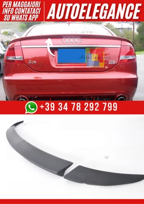 Spoiler Trasero 3 Piezas Look Deportivo Para AUDI A6 C6 Berlina 2004–2009 - Imagen 1 de 4
