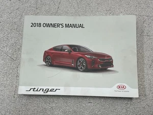 2018 18 Kia Stinger GT2 Owners Operators Manual Book Booklet 1624 OEM - Picture 1 of 5