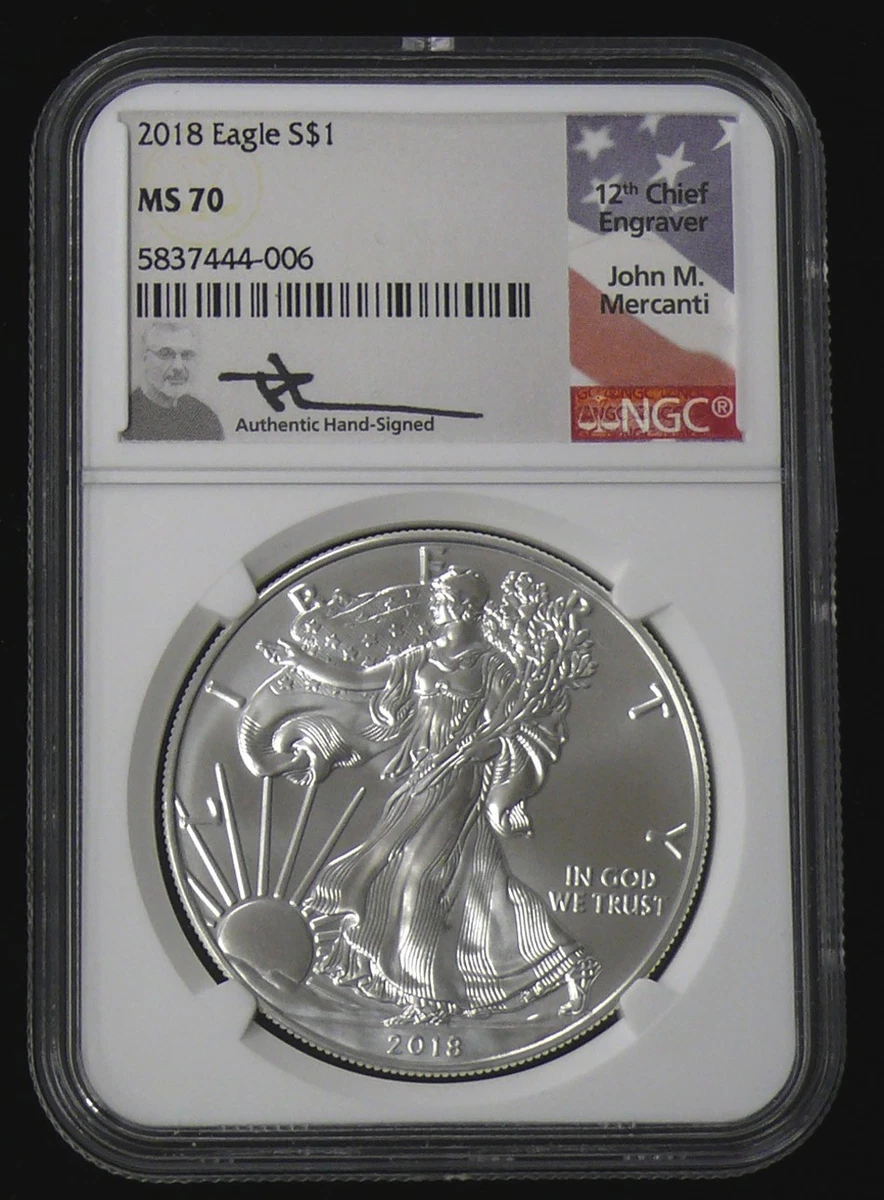 2018 Grade MS 70 Silver Bullion Coins for sale | eBay