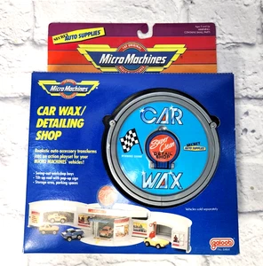 Car Wax Detailing Shop Playset 1989 Micro Machines Vintage Galoob New - Picture 1 of 10