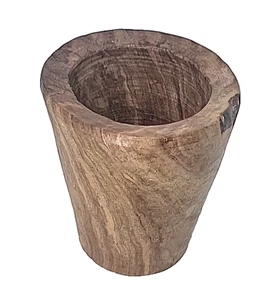 Mortero de madera primitivo - Imagen 1 de 6
