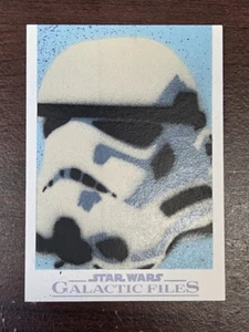 2012 Topps Star Wars Galactic Files Sketch Card 1/1 Stormtrooper By Jason Adams - Picture 1 of 2