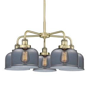 Innovations Lighting 916-5CR-15-26 Bell Chandelier Bell 5 Light - Brass - Picture 1 of 12