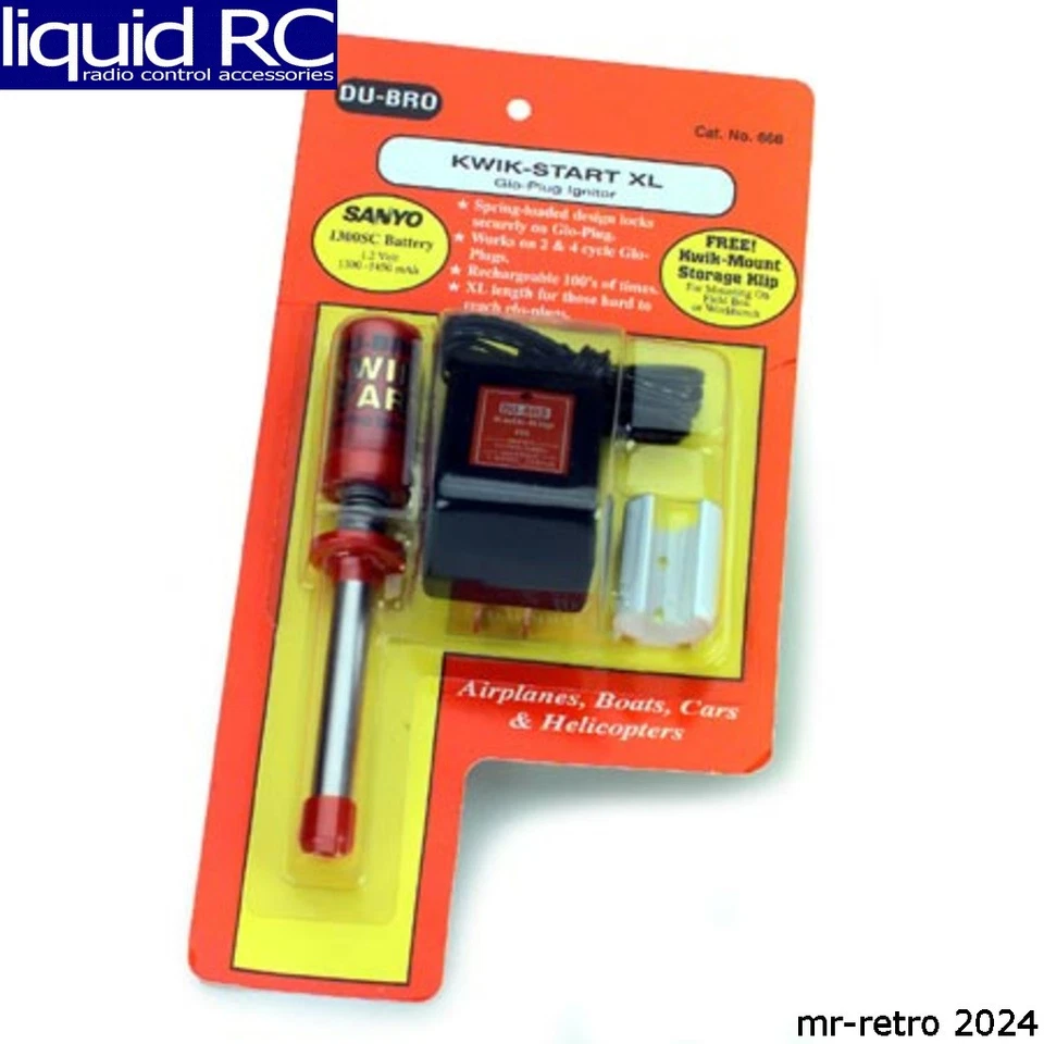 DuBro Kwik Start XL Glo-ignitor With Charger DUB668