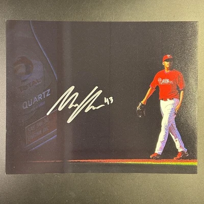 Mario Hollands Philadelphia Phillies In Person Autographed Photo SEE DESC - Image 1 of 4