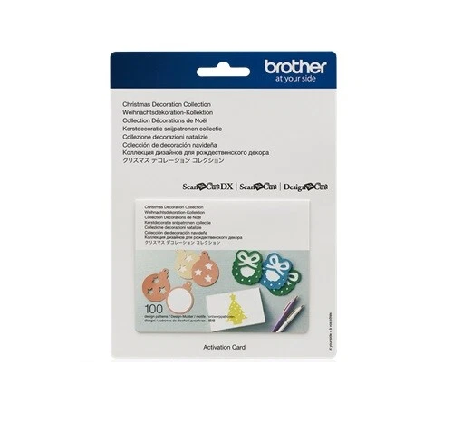 Tarjeta de Activación Colección Decoración Navidad Brother ScanNCut CACDCP01 Foto 1 de 1