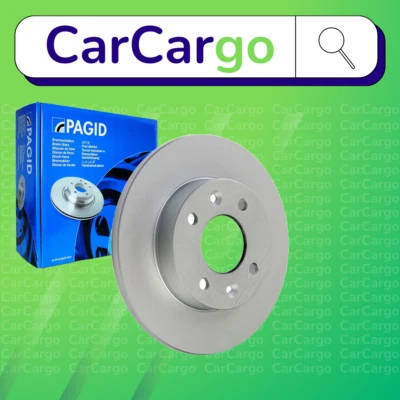 Pagid Solid Front Brake Discs Pair Renault Sandero/Stepway 1.4 2009-2024 238 mm — 第 1/4 张图片