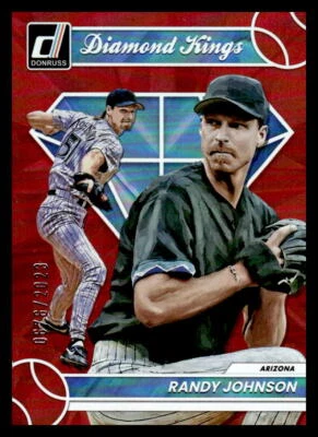 2023 Donruss #11 DK Randy Johnson Holo Red /2023 - Image 1 of 2