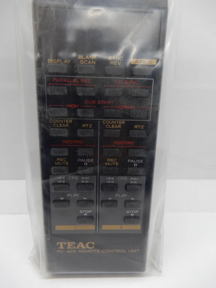 TEAC RC-425 REMOTE CONTROL UNIT - Image 1 of 1