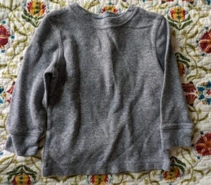 Cat & Jack Gray-Blue Knit Pullover Boys Size 18 Months - Picture 1 of 4