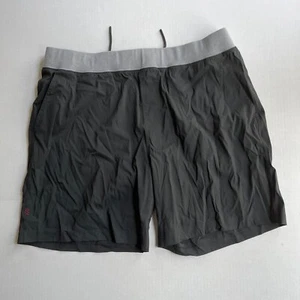 Rhone Athletic Training Shorts Mens XXL Black Unlined Stretch Drawstring Pockets - Picture 1 of 10