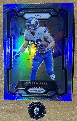 Tyler Higbee 2023 Panini Prizm Football Silver Prizm #170 Los Angeles Rams - Image 1 of 2