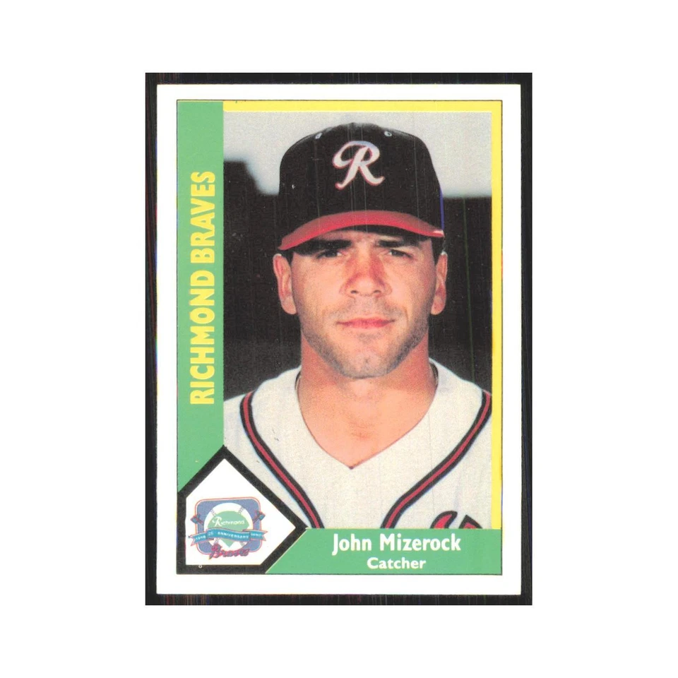 1990 CMC Minor League John Mizerock Richmond Braves #297 - Image 1 of 3