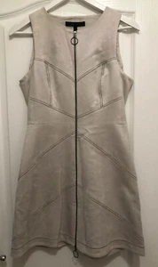 BCBG Maxazria ‘Alaina’ Faux-Suede Dress (pre owned) - Picture 1 of 12