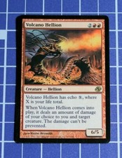 Volcano Hellion - Red Planar Chaos Creature MTG Magic: the Gathering Rare 1x x1