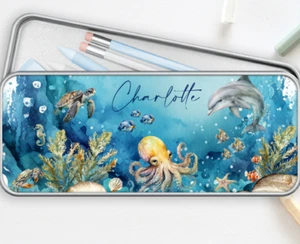 Estuche Lápiz Personalizado Lápices de Lata Lápices Regreso a la Escuela Regalo Almacenamiento Estaño - Imagen 1 de 3
