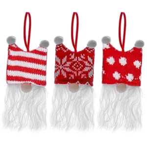Christmas Tree Hanging Gnomes Ornaments Faceless for Doll Swedish Handmade Gnome - Picture 1 of 11