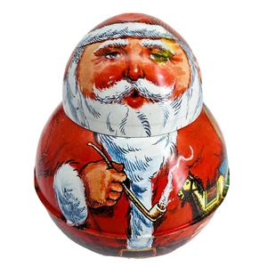 DE COLECCIÓN 1980 CHEINCO NAVIDAD ROLY POLY SANTA ESTAÑO METAL - AÑOS 80 - VACACIONES - TEMPORADA - Imagen 1 de 11