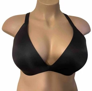 Skims 40D Black Onyx Wireless Pushup Molded Plunge Bra - Picture 1 of 6