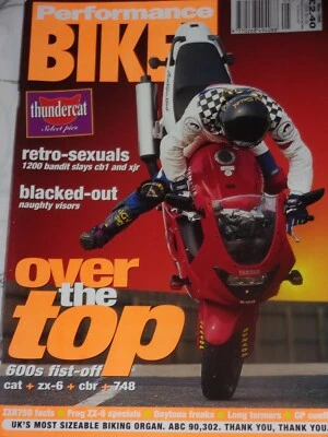 Performance Bikes 05/96 Ducati 748 versus 600s Test, Suzuki Bandit 1200, Honda  - Image 1 of 4