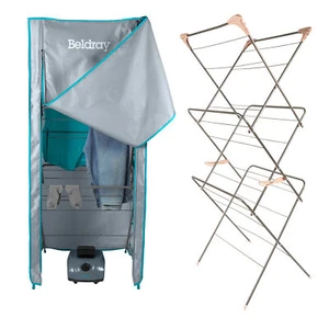 Beldray Clothes Airer & Heated Pod Drying System 3 Tier Foldable Heated Rack - Picture 1 of 8