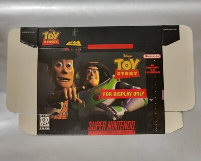 New TOY STORY Official Display Only BOX SNES (No Game) - Image 1 of 2