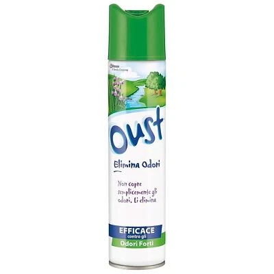 OUST DEODORANTE ELIMINA ODORI 300ML SPRAY PROFUMATO VERSIONE ODORI FORTI