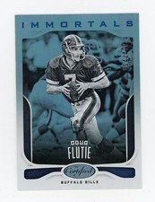 2017  Panini Certified #134 Doug Flutie Immortals Mirror Silver 014/499 BILLS