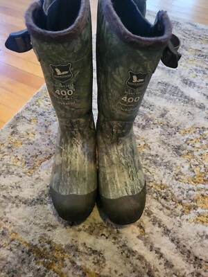 Field & Stream Swamp Tracker 400g Insulation Waterproof Rubber Camo Boot Size 10 - Image 1 of 4