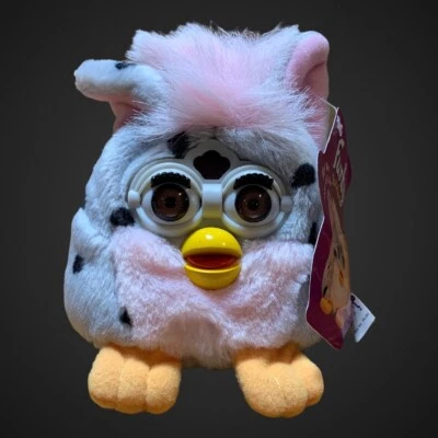 Gorro de Pelúcia Vintage Furby Buddies LEOPARD 1999 Brinquedo Dormir Mais Tigre 70-715 NOVO - Imagem 1 de 4