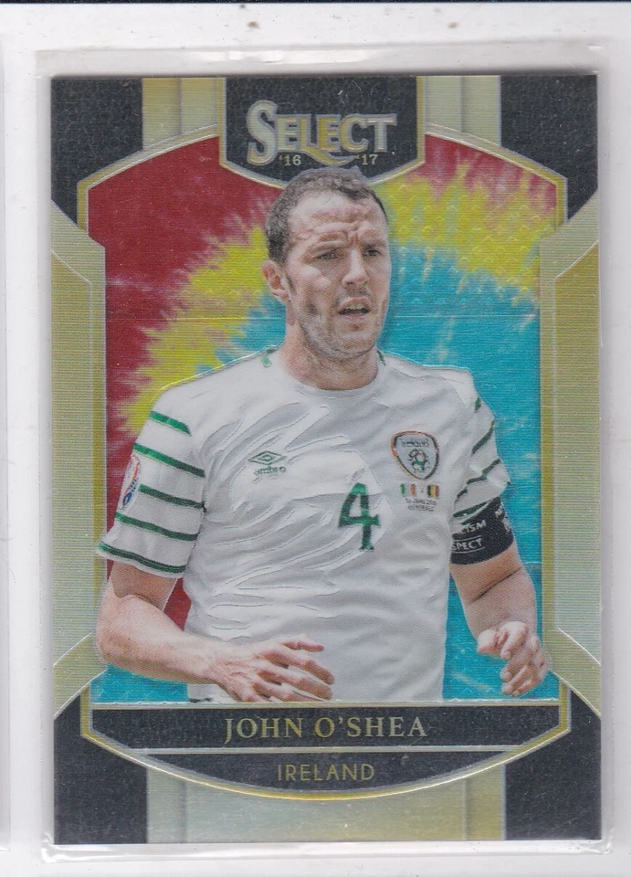 2016-17 Panini Select #57 John O'Shea Tie Dye Prizm 23/30 Ireland - Image 1 of 2