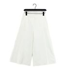 & Other Stories Women's Suit Trousers UK 6 White 100% Cotton Dress Pants