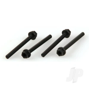 Dubro DB164 10-32 x 2" Nylon Wing Bolts (4pcs) Hardware for RC Model Aircraft - Picture 1 of 1