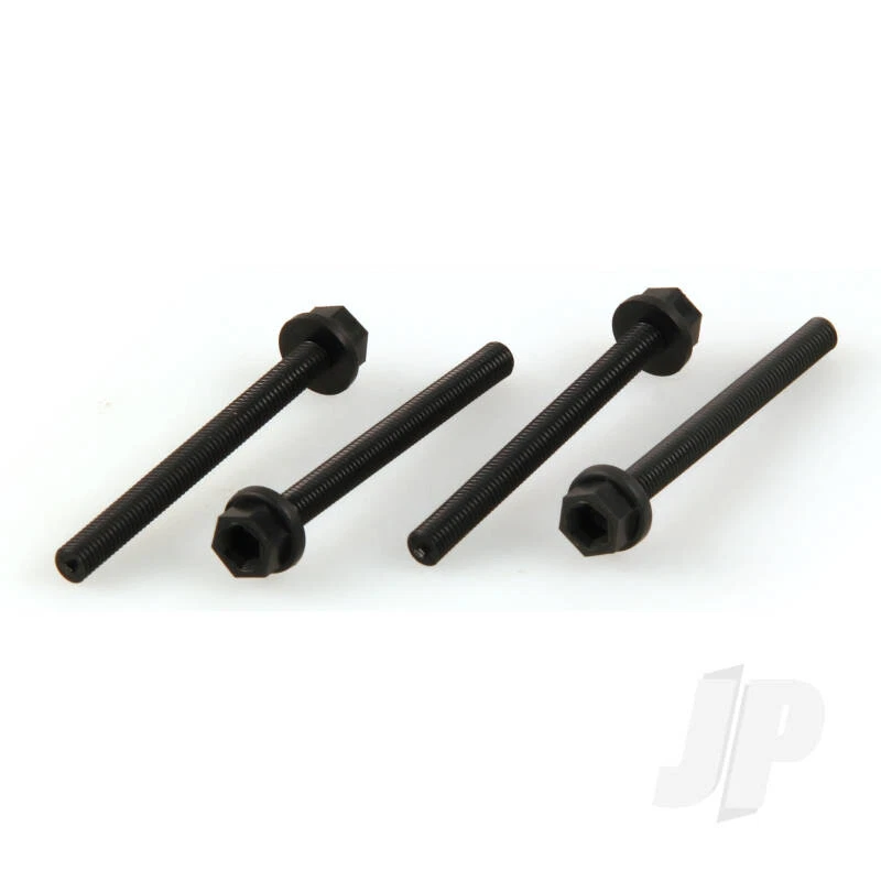 Dubro DB164 10-32 x 2" Nylon Wing Bolts (4pcs) Hardware for RC Model Aircraft - Image 1 of 1