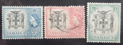 Jamaica Scott #171-173, Part-Set of 3, Used Cover