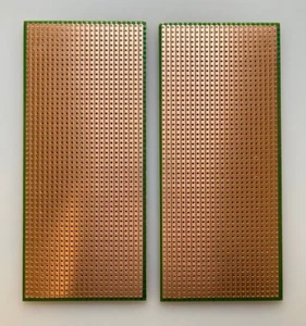 ✅ SET 2 PCS STRIPBOARD VEROBOARD PCB XL 145X64 MM 1000 FORI PER PROTOTIPAZIONE ✅ - Imagen 1 de 3