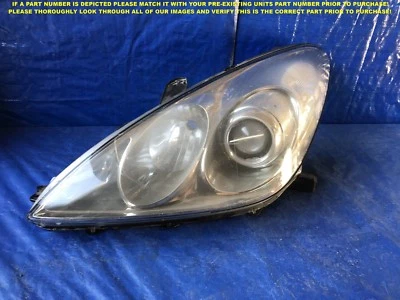 2002 2003 2004 02 03 04 LEXUS ES300 HALOGEN NON HID DRIVER LEFT HEADLIGHT L LH  - Image 1 of 4