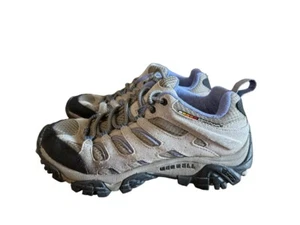 Merrell Women Performance Hiking Moab 2 Vent Vibram Aluminum Marlin Blue SZ 7 - Picture 1 of 14