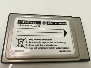 Scheda di memoria Telemecanique XBT MEM 16 XBTMEM16 16 Mbyte PC CARD - Foto 1 di 1