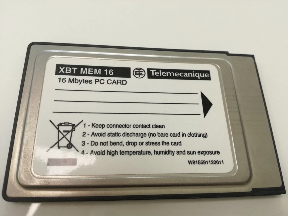 Карта памяти Telemecanique XBT MEM 16 XBTMEM16 16 Мбайт ПК карта - Изображение 1 из 1