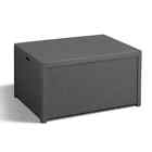 Keter Storage Table Arica Graphite 221044 Wicker Sofa Console vidaXL