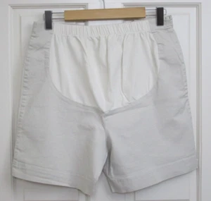 Pantalones cortos de maternidad Duo para mujer talla M cintura 30 panel estomacal elástico 5-26229 - Imagen 1 de 4
