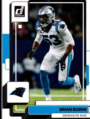 2022 Donruss Blue Press Proof Brian Burns Carolina Panthers #239 - Image 1 of 2