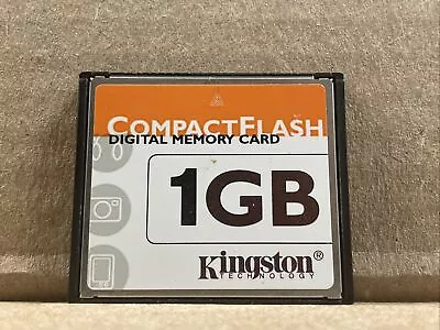 Kingston 1 GB CompactFlash CF/1024 Read - Image 1 of 2