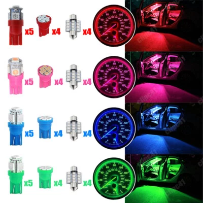 13Pcs Car Interior LED Lights Package Kit for Dome Map License Plate Lamp Bulbs - Image 1 of 4
