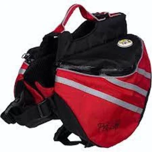 Pet Life Everest Backpack, Black/Red - Picture 1 of 1