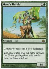 Magic the Gathering MTG Gaea's Herald (252) Eighth Edition   LP