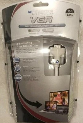 MONSTER DIGITAL LIFE™ High Performance VGA Monitor Cable ~  16'/4.87m 122328-00 - Image 1 of 4