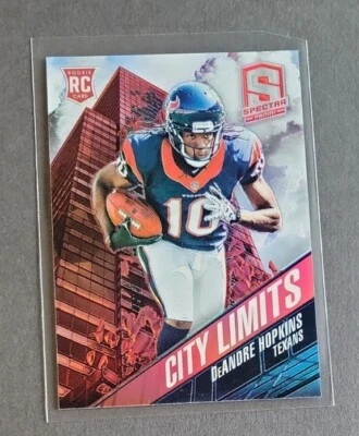 Deandre Hopkins 2013 Spectra Red City Limits Etched Prizm RC #/25 Rookie  - Image 1 of 4